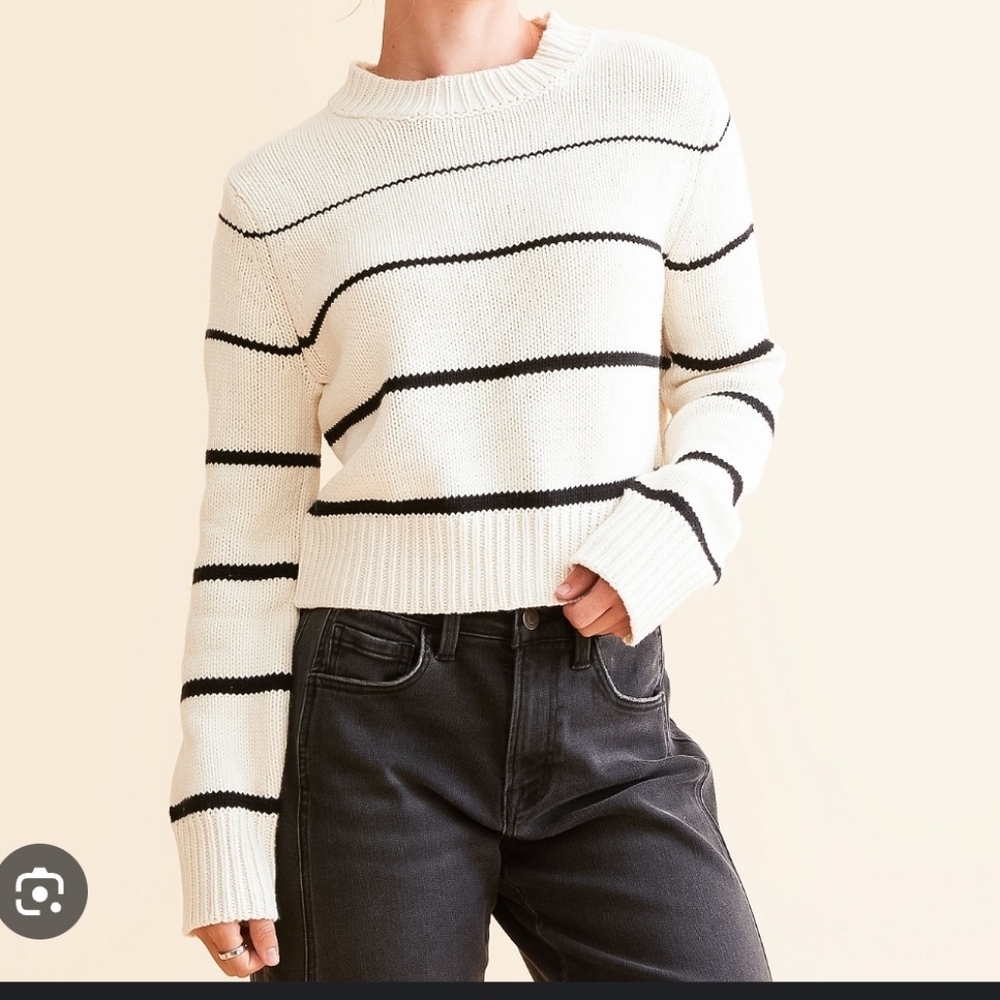 Z Supply Milan Stripe Sweater SZ L